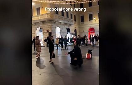 Στημένο τελικά το βίντεο στο TikTok με την πρόταση γάμου στη Ρώμη που πήγε στραβά