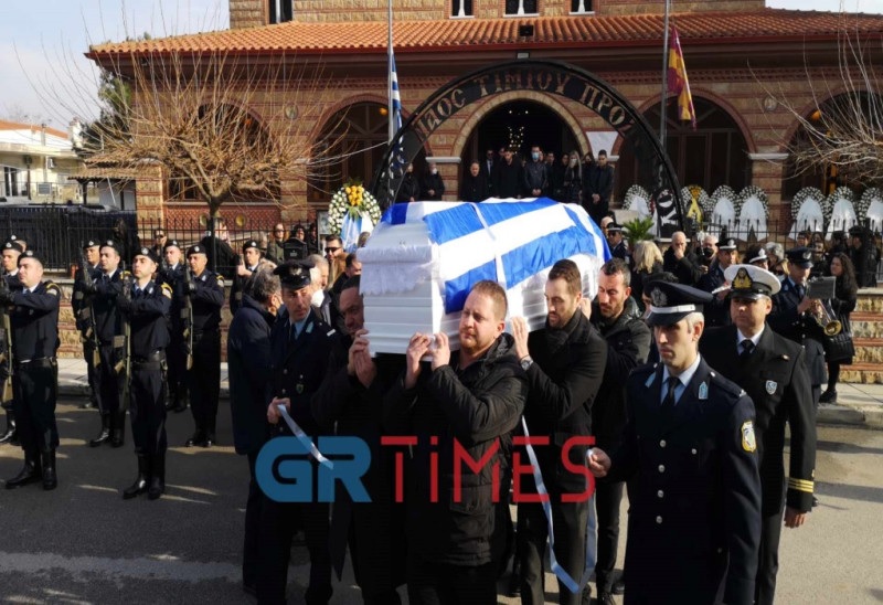 Θεσσαλονίκη: Στην τελευταία του κατοικία ο 32χρονος αστυνομικός