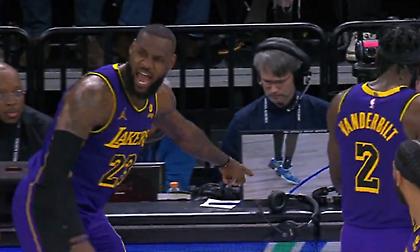 Έξαλλος ο Λεμπρόν με τη διαιτησία: «Και ο… Στίβι Γουόντερ θα έβλεπε ότι ήταν τρίποντο κι όχι δίποντο»