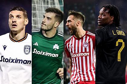 Stoiximan Super League: Αντίδραση ψάχνουν ΑΕΚ και Ολυμπιακός, αεράτος ο ΠΑΟΚ, με Τερίμ ο Παναθηναϊκός στη νέα χρονιά
