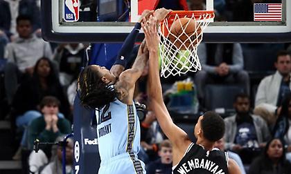 Ο Μοράντ κάρφωσε στο πρόσωπο του τεράστιου Γουεμπανιαμά!