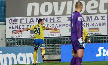 Υπέροχη ασίστ ο Λιάβας και σκόρερ ο Τορεχόν για την ισοφάριση του Παναιτωλικού