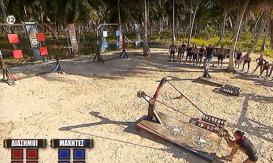 Survivor: Έχασαν την πρώτη δοκιμασία οι διάσημοι, στους μαχητές οι φωτιά