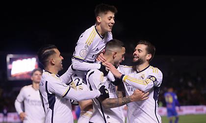 Οι ρεζέρβες καθάρισαν για τη Ρεάλ Μαδρίτης κόντρα στην ερασιτεχνική Αραντίνα