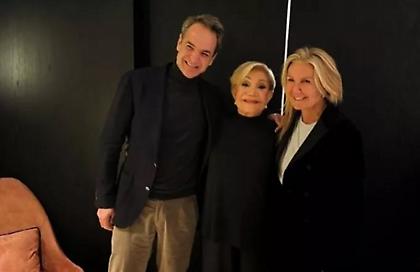 Βραδινή έξοδος στη Μαρινέλλα για τον Κυριάκο Μητσοτάκη και τη Μαρέβα Γκραμπόφσκι