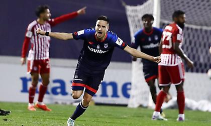 Μείωσε κόντρα στον Ολυμπιακό η Κηφισιά με δυνατό σουτ εκτός περιοχής του Μιλίσεβιτς