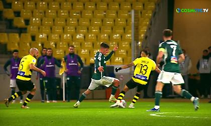 Φωνάζει για πέναλτι ο Παναθηναϊκός στην ανατροπή του Βέρμπιτς από τον Πινέδα, «παίζετε» είπαν διαιτητής και VAR