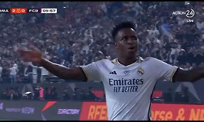 Χτύπησε δις την Μπαρτσελόνα σε 3 λεπτά ο Βινίσιους!