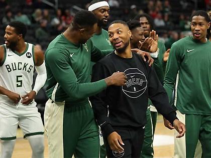 Ο Θανάσης Αντετοκούνμπο... σούταρε μαζί με τον Λίλαρντ στο buzzer beater των Μπακς