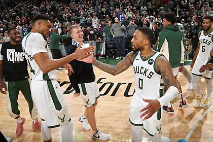 Ο Γιάννης κράτησε ζωντανούς τους Μπακς και ο Λίλαρντ «ξέρανε» τους Κινγκς