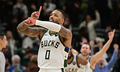 Με καρφωματάρα Γιάννη και... Dame Time το Top 10 της βραδιάς στο ΝΒΑ!