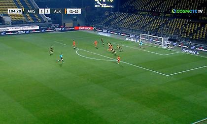 Η φάση στην οποία η ΑΕΚ ζήτησε πέναλτι για χέρι του Ρόουζ
