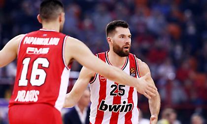 Βαθμολογία Ευρωλίγκας: Στο 12-10 και βλέπει εξάδα ο Ολυμπιακός