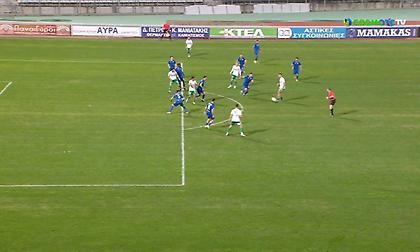 Η πολύ οριακή φάση με το ακυρωθέν γκολ του Λεβαδειακού στο ματς με τη Νίκη Βόλου