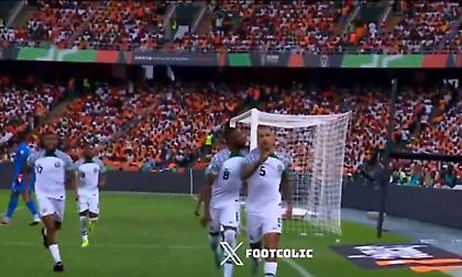 Γκολ ο Εκόνγκ του ΠΑΟΚ για το 1-0 της Νιγηρίας κόντρα στην Ακτή Ελεφαντοστού!