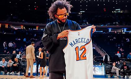 Ο Μαρσέλο είδε Νικς, έκανε σουτάκια στο MSG και φωτογραφήθηκε με Καρμέλο