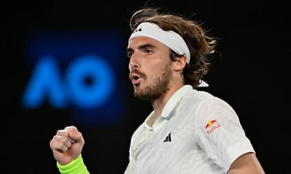 «Σίφουνας» Τσιτσιπάς, παρέσυρε τον Βαν Ας και πέρασε στους «16» του Αυστραλιανού Open