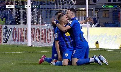 Λάθος... τοπικού από την άμυνα της Κηφισιάς και 3-1 με τον Καρλίτος η Λαμία!