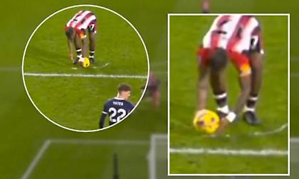 Σάλος στο Νησί με το γκολ του Τόνι επί της Νότιγχαμ: Είχε μετακινήσει κατά πολύ την μπάλα στην εκτέλεση φάουλ!