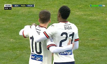 Τρομερό τελείωμα του Μουργκ και 2-0 για τον ΠΑΟΚ μετά από «τσαφ» του Τσοκάνη