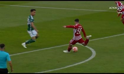 Προβάδισμα για τον Ολυμπιακό Β στο ντέρμπι με ωραίο σουτ του Σγουρού