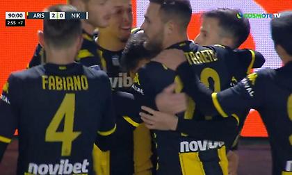 Κεφαλιά του Νταρίντα για το 2-0 του Άρη