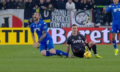 Ο Μίλικ πήγε να... κόψει την καριέρα του Τσέρι - Αποβλήθηκε με απευθείας κόκκινη ο φορ της Γιούβε!