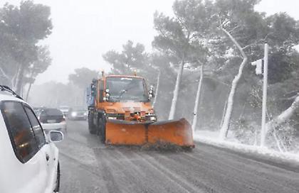 Τα μέτρα της ΕΛ.ΑΣ για την κακοκαιρία - Υποχρεωτικές οι αντιολισθητικές αλυσίδες από τη Δευτέρα στην Αττική