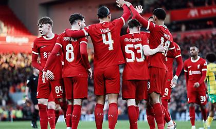 Πρόκριση με πεντάρα για τη Λίβερπουλ στη μέρα του Κλοπ