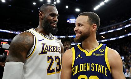 Επικό ματς με όργια Λεμπρόν-Κάρι και νικητές τους Λέικερς