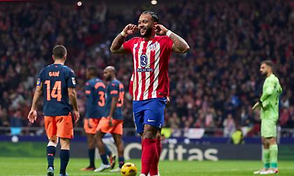 Ξεπέρασε με άνεση το εμπόδιο της Βαλένθια και ανέβηκε τρίτη η Ατλέτικο Μαδρίτης