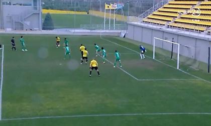 ΑΕΚ Β: Τα σουτ του Μαχαίρα πριν και μετά το γκολ του Λεβαδειακού