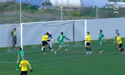 Δυο ευκαιρίες της ΑΕΚ Β σε 1’ για να ισοφαρίσει τον Λεβαδειακό