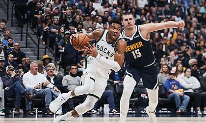 Οι καλύτερες στιγμές του Γιάννη Αντετοκούνμπο στην ήττα των Μπακς από τους Νάγκετς