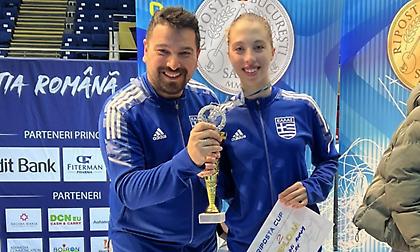 «Αργυρή» η Κουρούση στο Βουκουρέστι, αυξάνονται οι προσδοκίες για το Ευρωπαϊκό ξιφασκίας U17 στη Νάπολη