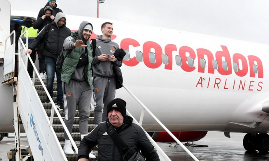 Έφτασε στο Κάουνας ο Παναθηναϊκός AKTOR