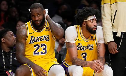 Χωρίς ΛεΜπρόν και Ντέιβις στο μεγάλο ντέρμπι με Σέλτικς οι Λέικερς