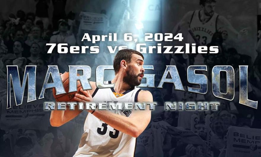 Μέμφις Γκρίζλις: Αποσύρουν τη φανέλα του Μαρκ Γκασόλ