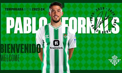 Ανακοίνωσε τον Πάμπλο Φορνάλς η Μπέτις