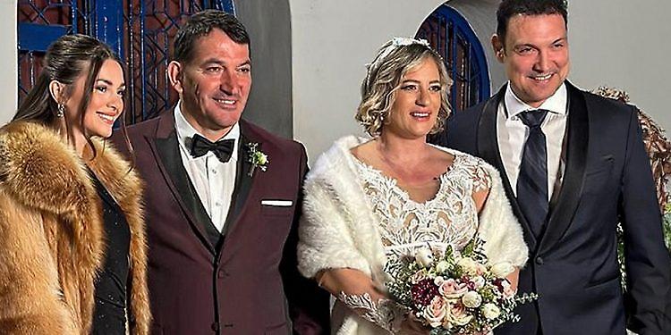 Παντρεύτηκαν Πύρρος Δήμας-Αφροδίτη Σκαφίδα