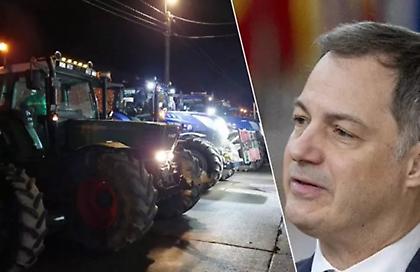 Βέλγιο: Αγρότες με τα τρακτέρ τους έφτασαν έξω από το σπίτι του Βέλγου Πρωθυπουργού
