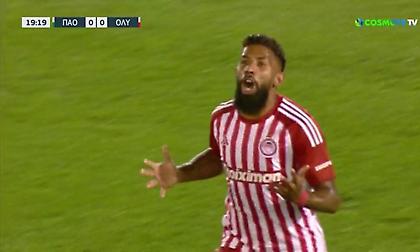 Άστοχος με κεφαλιά στην κίνηση ο Ροντινέι!