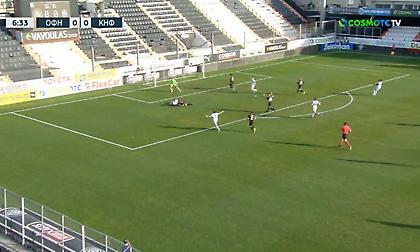 Πέναλτι του Μπρεσάν και 1-0 η Κηφισιά τον ΟΦΗ με Οζέγκοβιτς