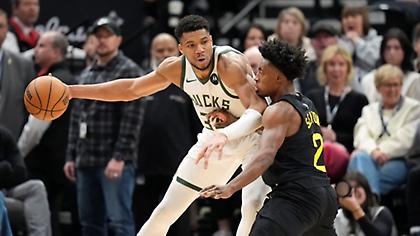 Τα highlights του Γιάννη στην ήττα των Μπακς από τους Τζαζ