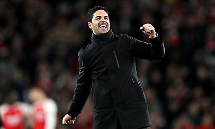 Αρτέτα: «Είμαστε στην κούρσα του τίτλου. Όταν παίζουμε έτσι, είναι πολύ δύσκολο να μας κερδίσεις»