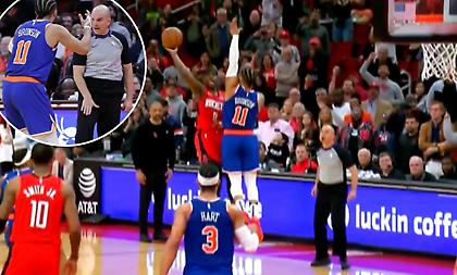 Σάλος στο ΝΒΑ: Διαιτητής έδωσε ανύπαρκτο φάουλ που έκρινε το Ρόκετς-Νικς και μετά παραδέχτηκε το λάθος