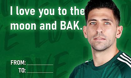 Οι απίθανες κάρτες του Παναθηναϊκού για τη γιορτή των ερωτευμένων