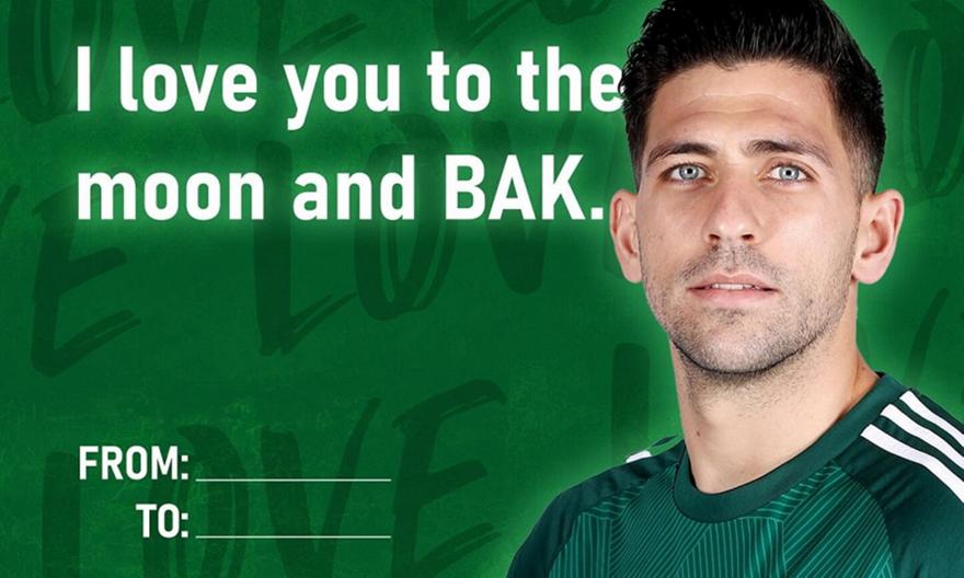 Οι απίθανες κάρτες του Παναθηναϊκού για τη γιορτή των ερωτευμένων