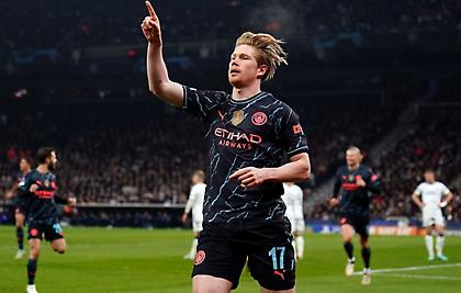 Ο Ντε Μπρόινε επέστρεψε (και) στο Champions League και μαζί με Φόντεν... υπέγραψαν το προβάδισμα πρόκρισης της Σίτι!