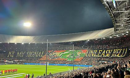 «Με το σήμα μου, απελευθερώστε την κόλαση»: Επικό κορεό των οπαδών της Φέγενορντ στο Ρότερνταμ!